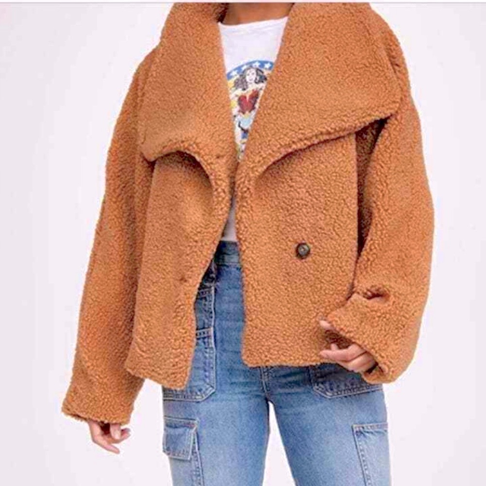 Free People Izzy Teddy Coat